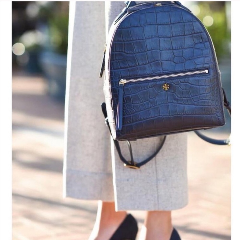 Tory Burch backpack and shoes